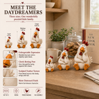 Daydreaming Chicken Resin Statue